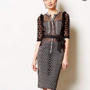 Anthro x Byron Lars sheath dress